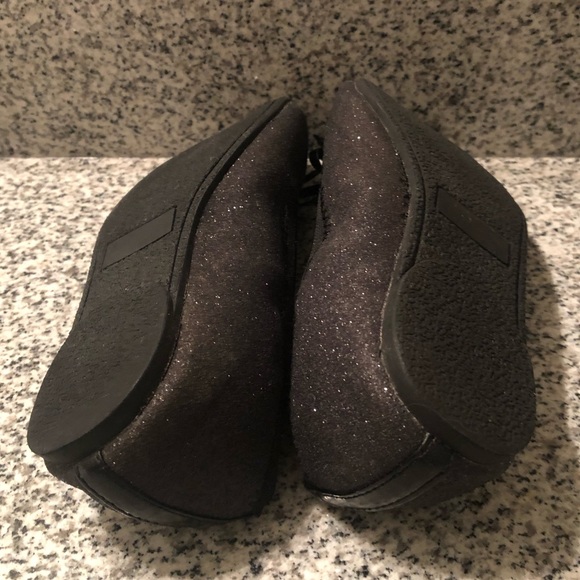 Girls Glitter Ballet Flats - Size 1 - Picture 4 of 4